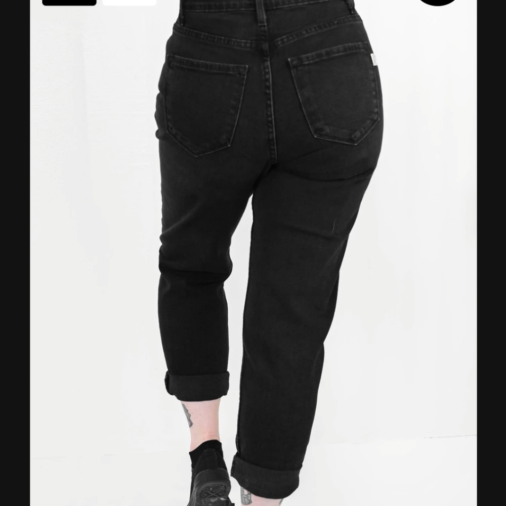 Foxblood High-Rise Black Women’s Jeans — Classic Fit - Picture 2 of 7
